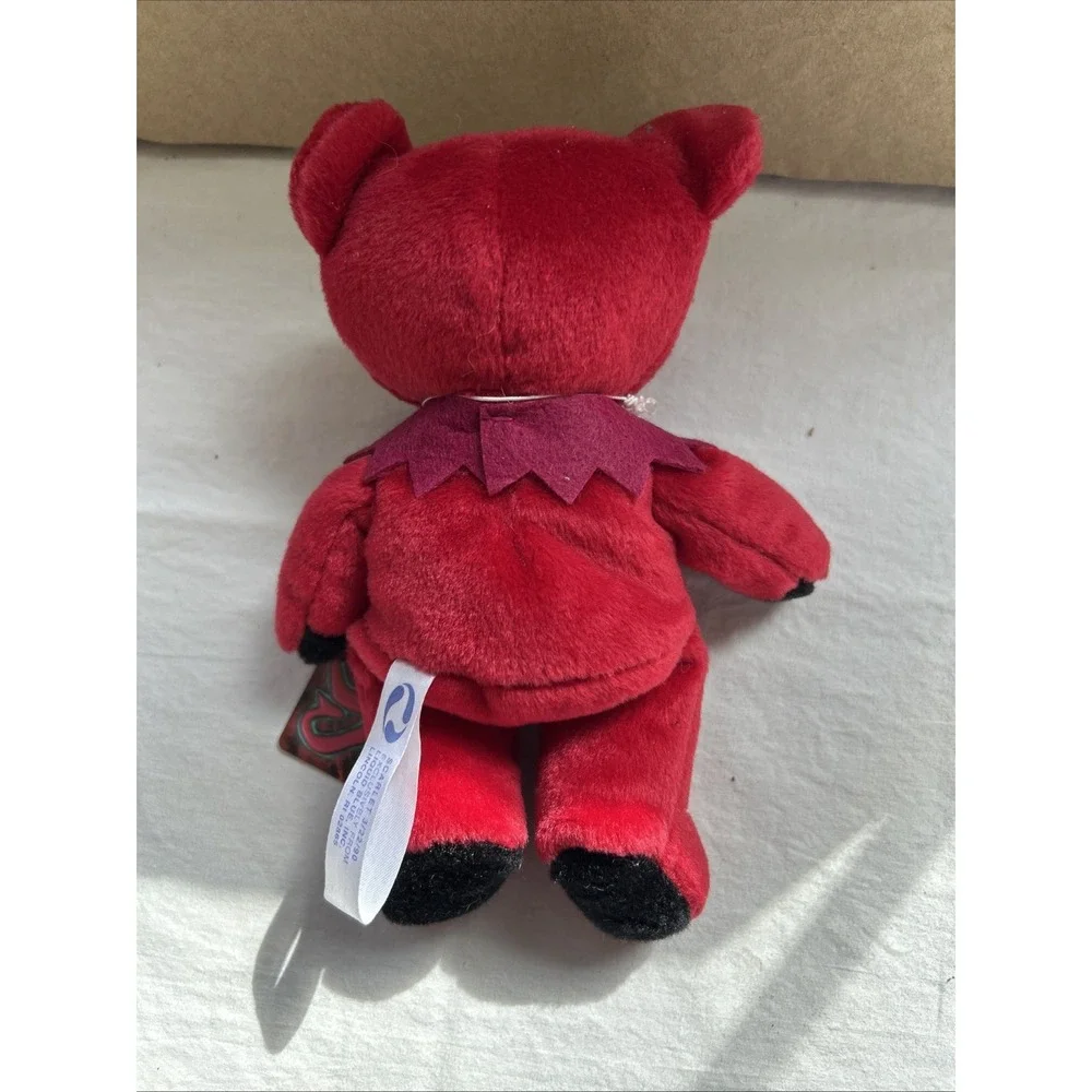 1999 Grateful‎ Dead Beanie Red Scarlet Bear Plush Doll Collectible 3/22/90